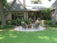 Regular Concrete Scored with Brick Border